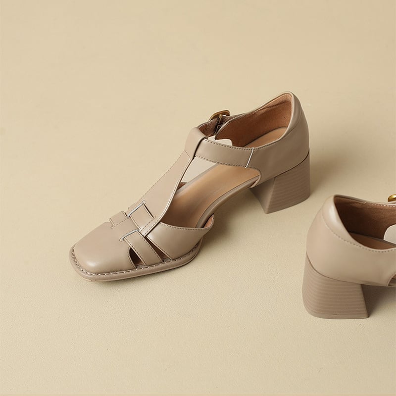 Michela – Mary Janes mit eckiger Kappe