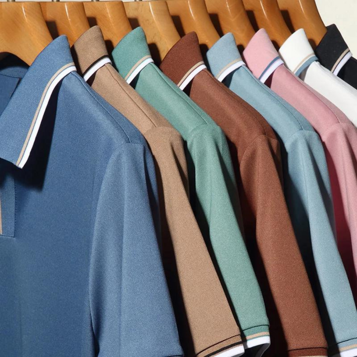 Floyd - Knopfloses Tipped Poloshirt