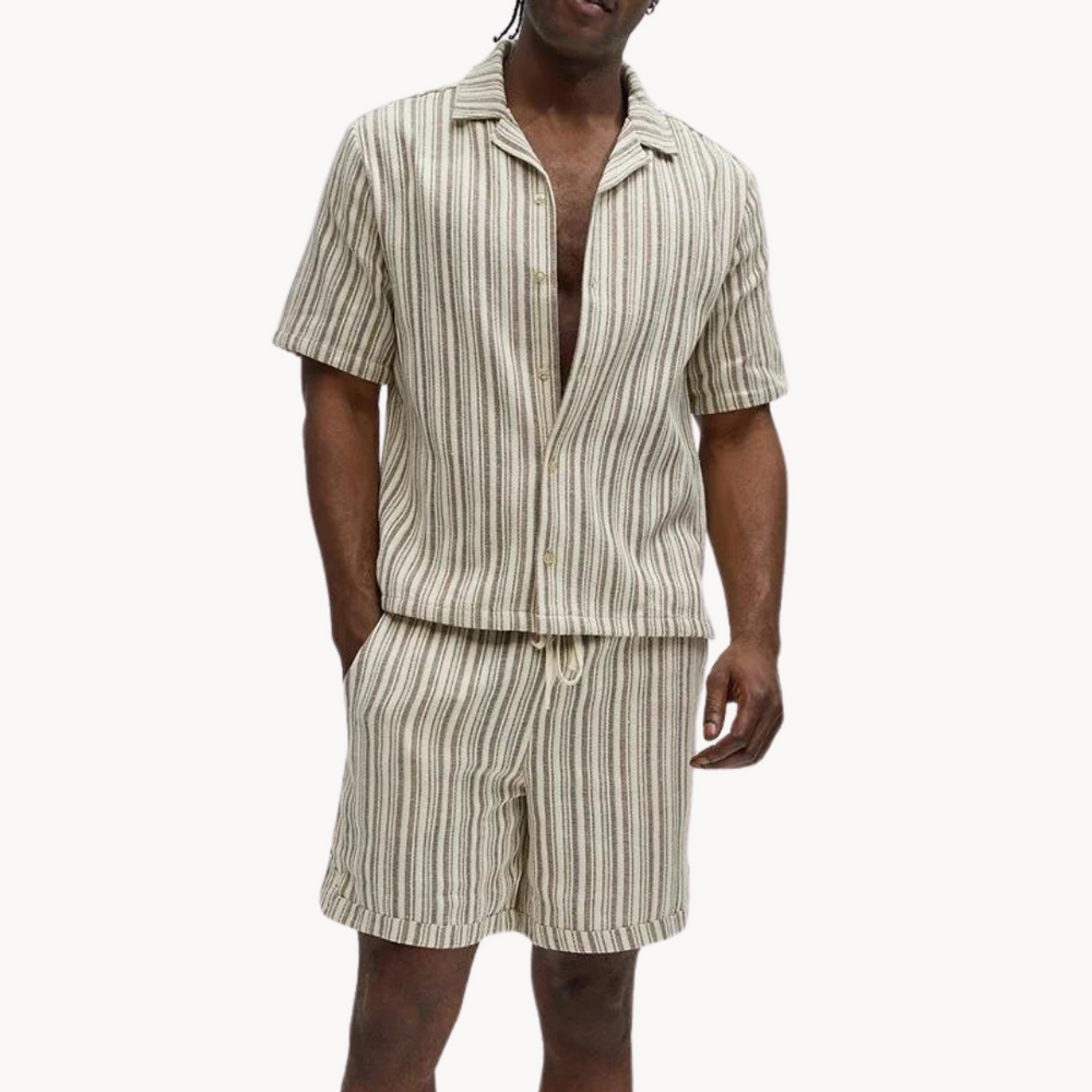 Duke - 60s Cabana Inspiriert Polo-Set