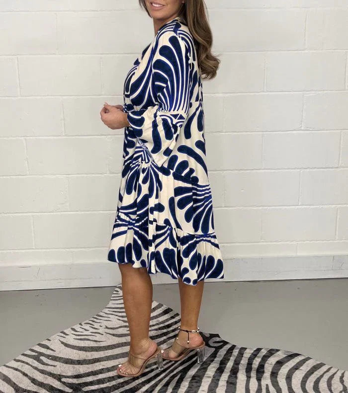 Fenella - V-Ausschnitt-Kleid