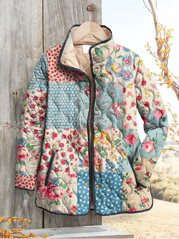 Ava - Damen Retro-Steppjacke