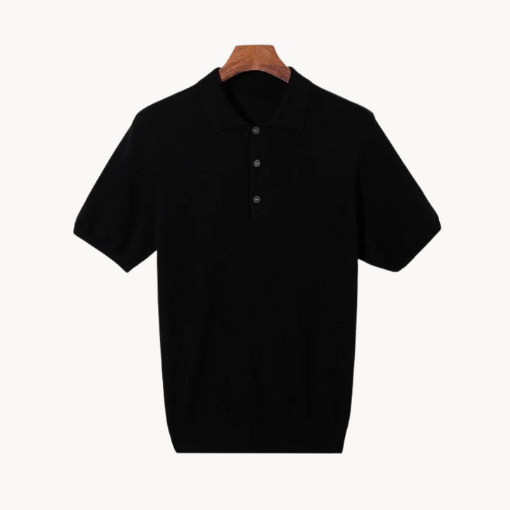 Oscar - Merinowolle Poloshirt