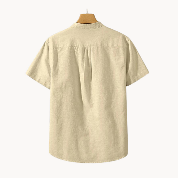 Demetrius - Baumwollleinen Poloshirt