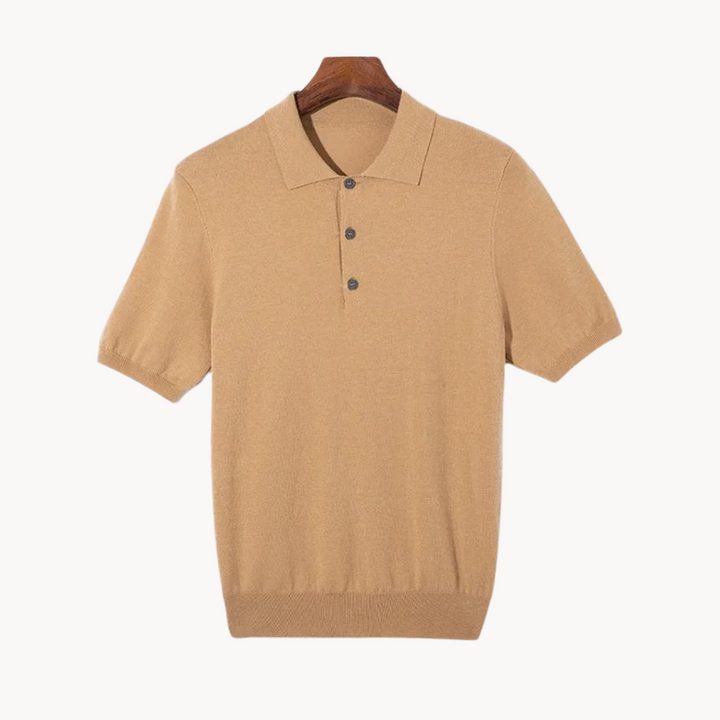Oscar - Merinowolle Poloshirt