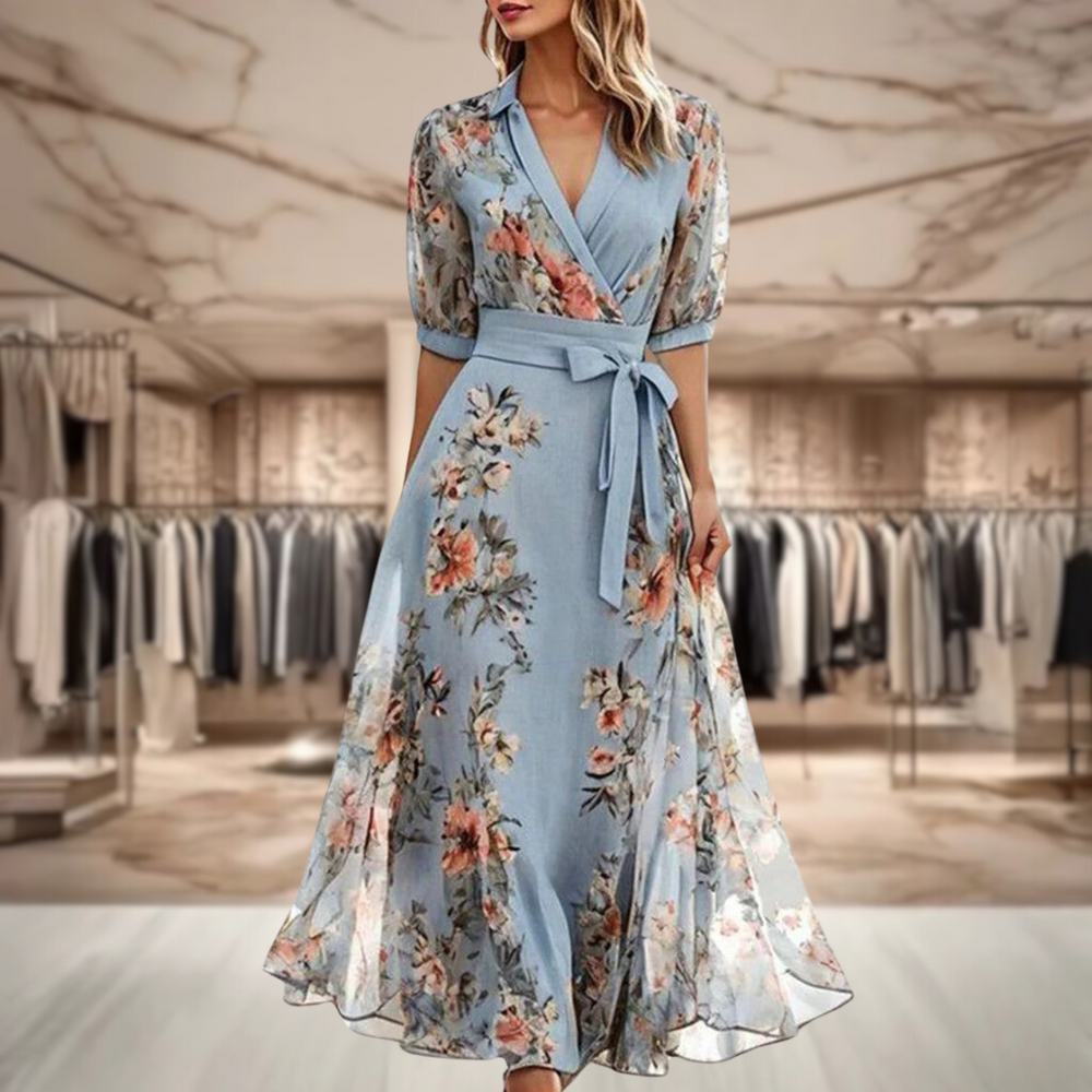 Aurora -  Elegantes Blumenkleid