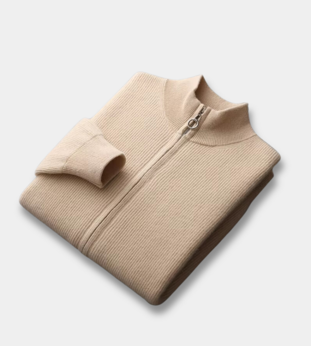 Levi - Strickjacke mit durchgehendem Reißverschluss