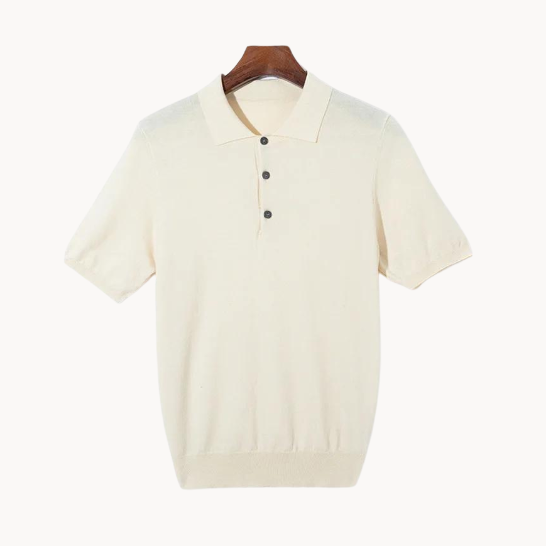 Oscar - Merinowolle Poloshirt