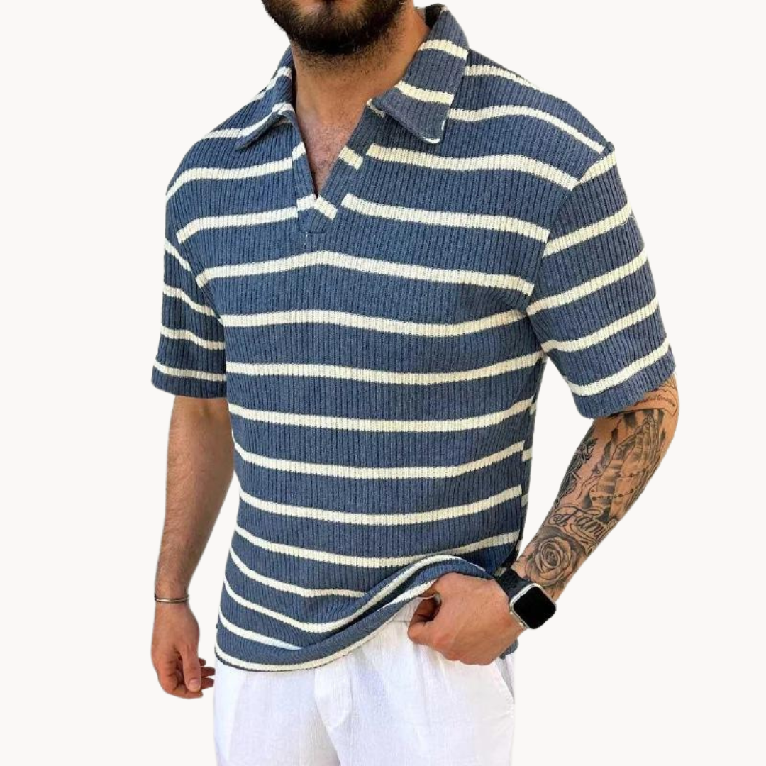 Charlemagne - Stylish Streifen Polo