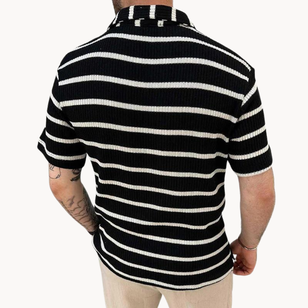 Charlemagne - Stylish Streifen Polo