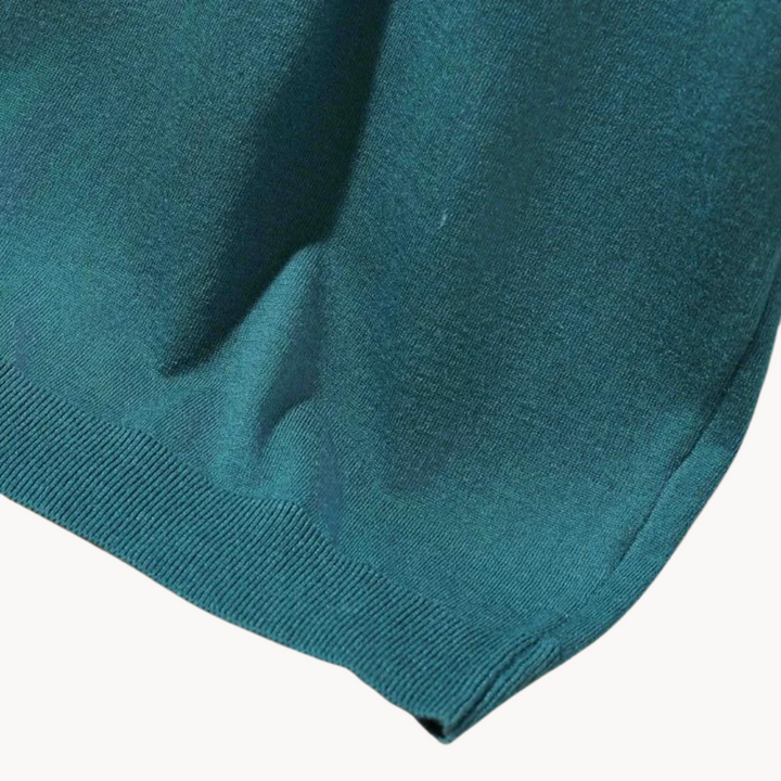 Damian - Merinowolle Poloshirt