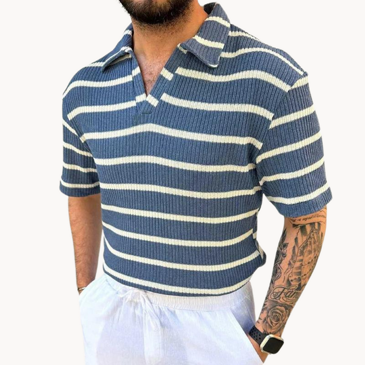 Charlemagne - Stylish Streifen Polo