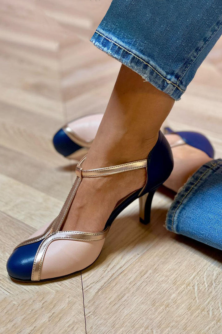 Rosana™ – Bunte Pumps mit runder Spitze