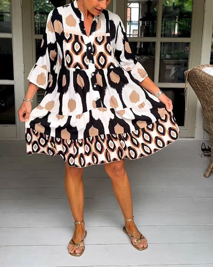 Talia - BEDRUCKTES KLEID