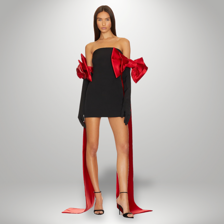 Milena™ | Statement-Kleid mit Schleife