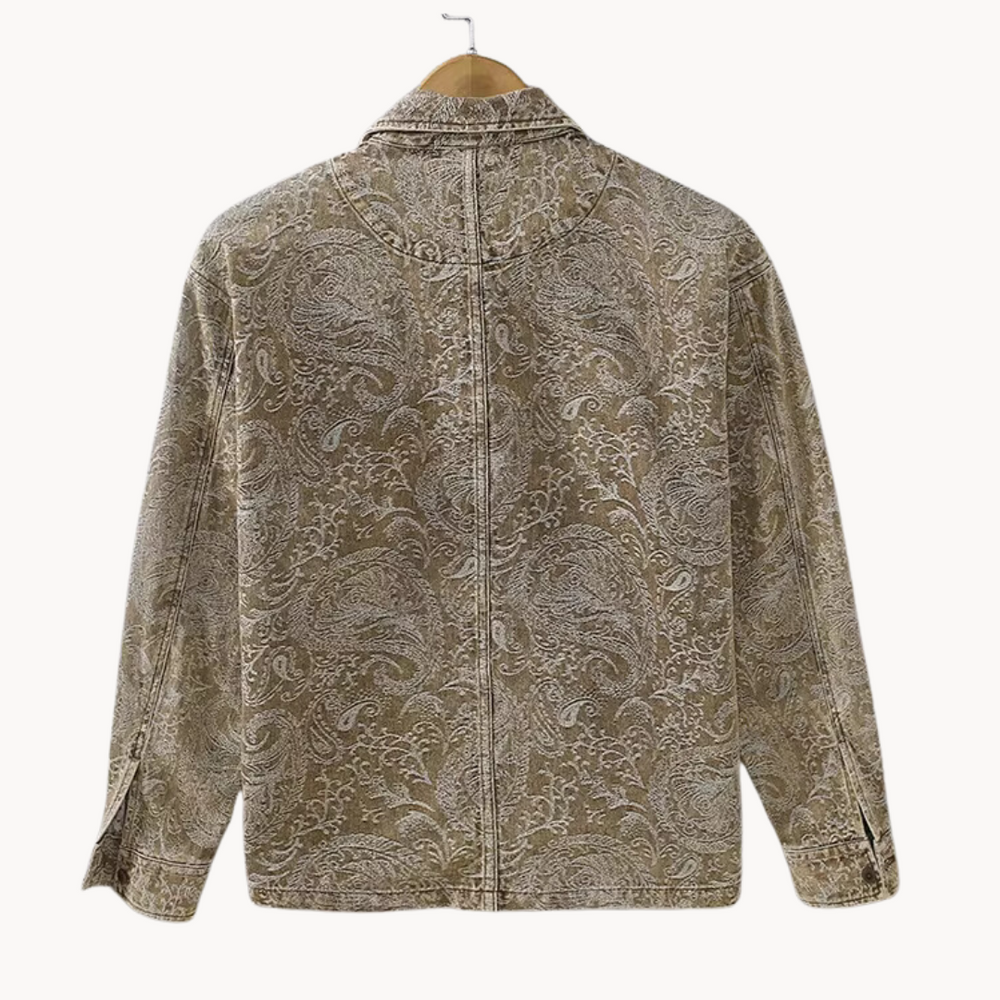 Bentley -  Luxuriöser Jacquard Jeanshemd