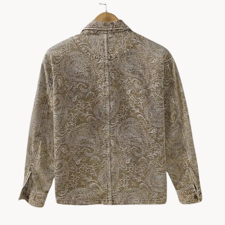 Bentley -  Luxuriöser Jacquard Jeanshemd