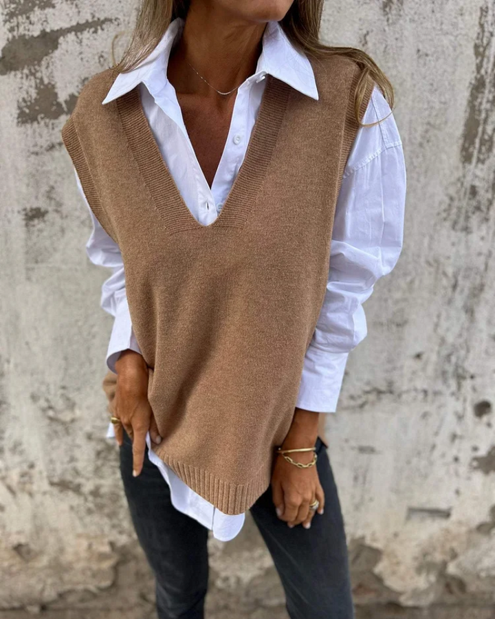 NUSA - Strickpullover-Weste