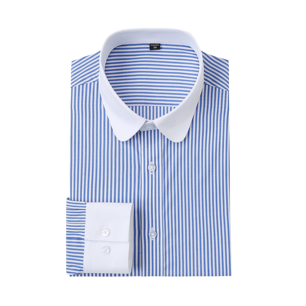 Tommy | Authentisches Weiß-Blaues Hemd