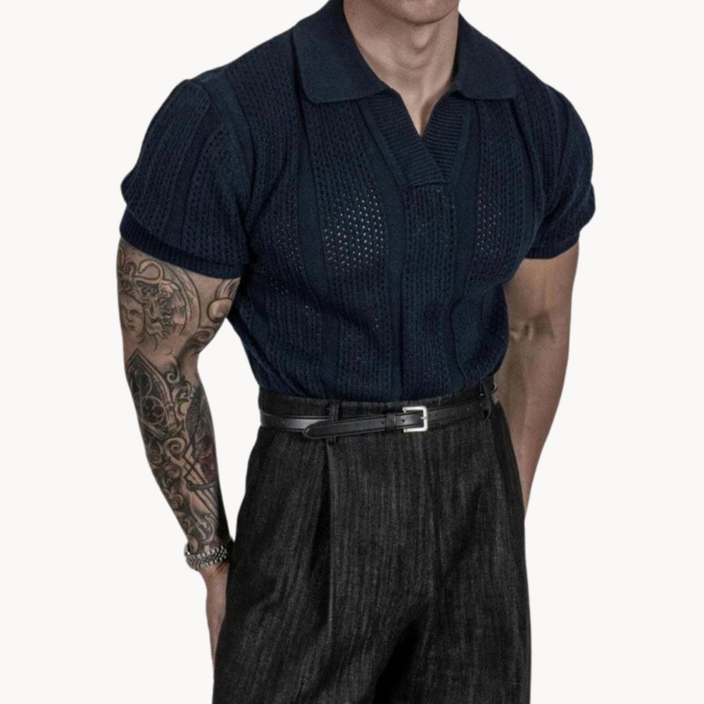 Harold - Vintage Strickpolo