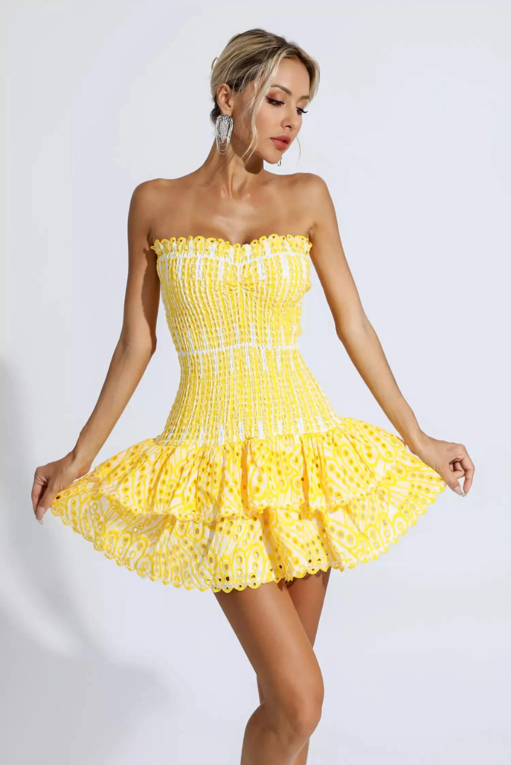 Anya | Rüschen-Minikleid