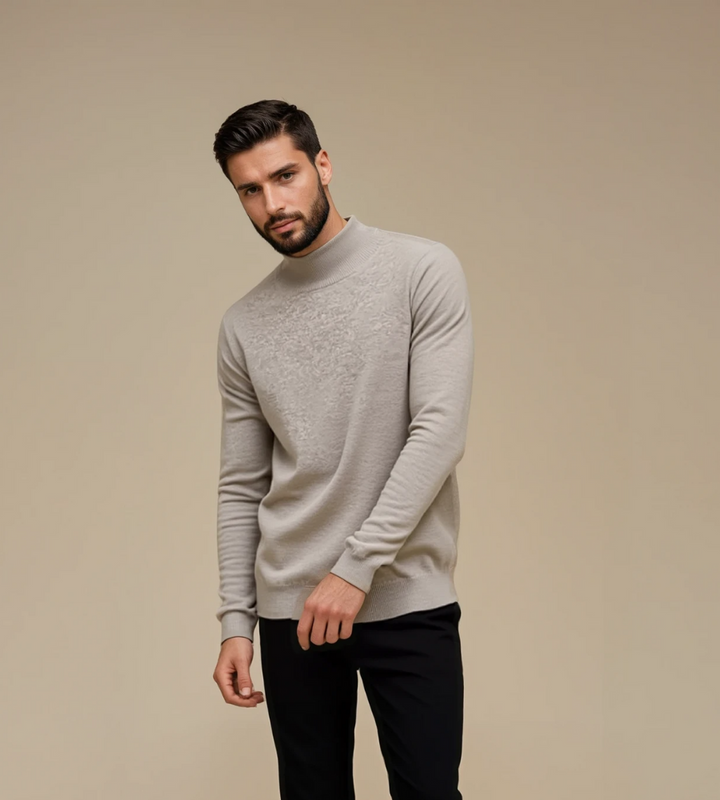 Quillon - Luxuriöser Mock-Pullover