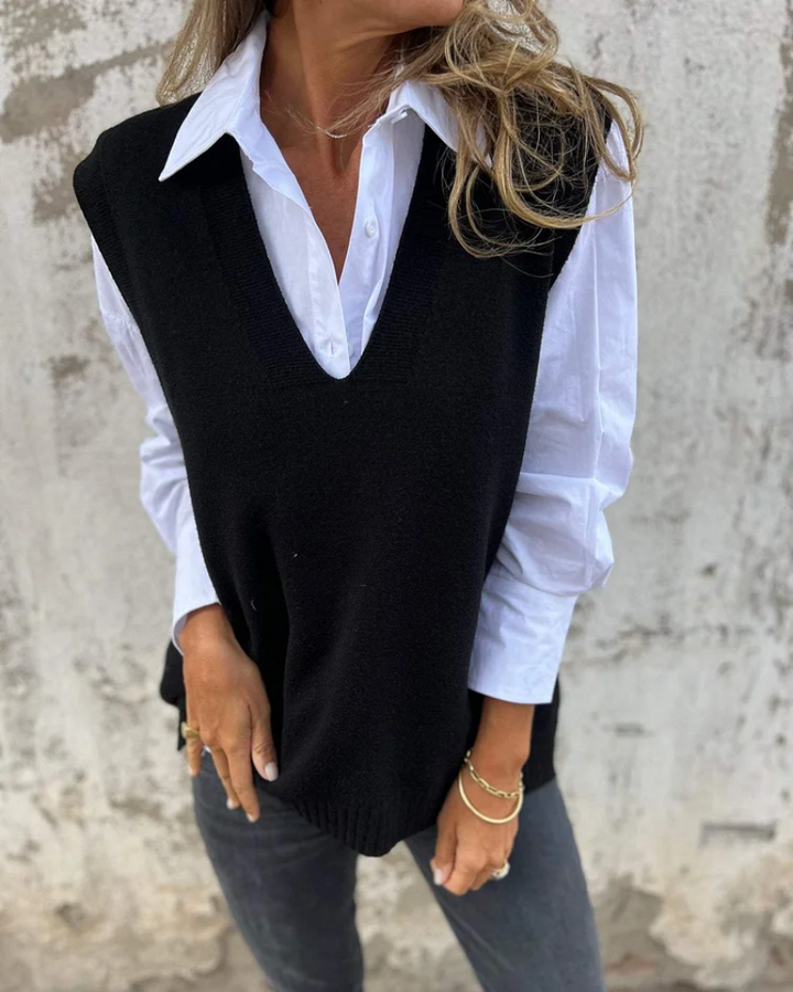 NUSA - Strickpullover-Weste