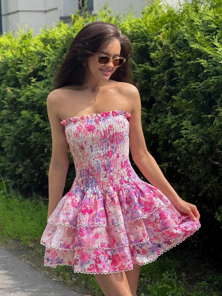 Rosaline - Elegantes Rüschenkleid