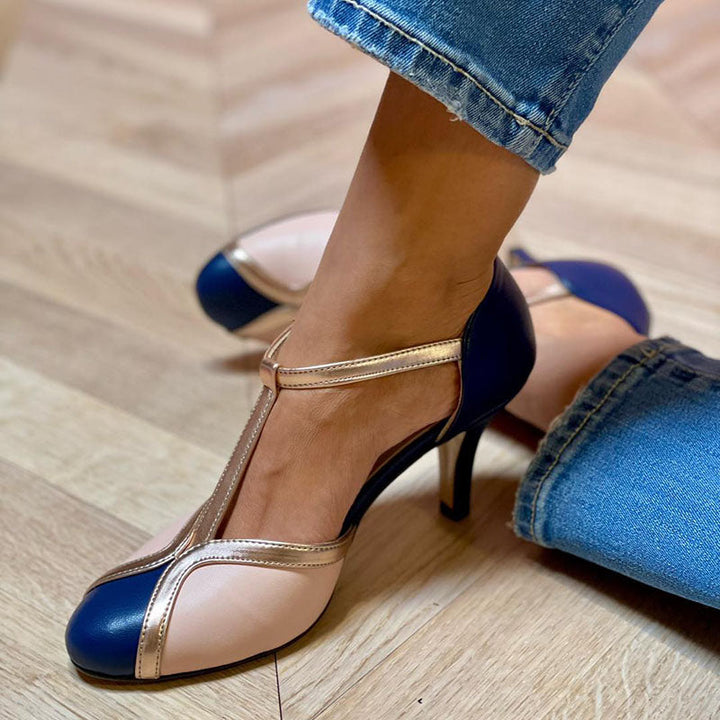 Rosana™ – Bunte Pumps mit runder Spitze