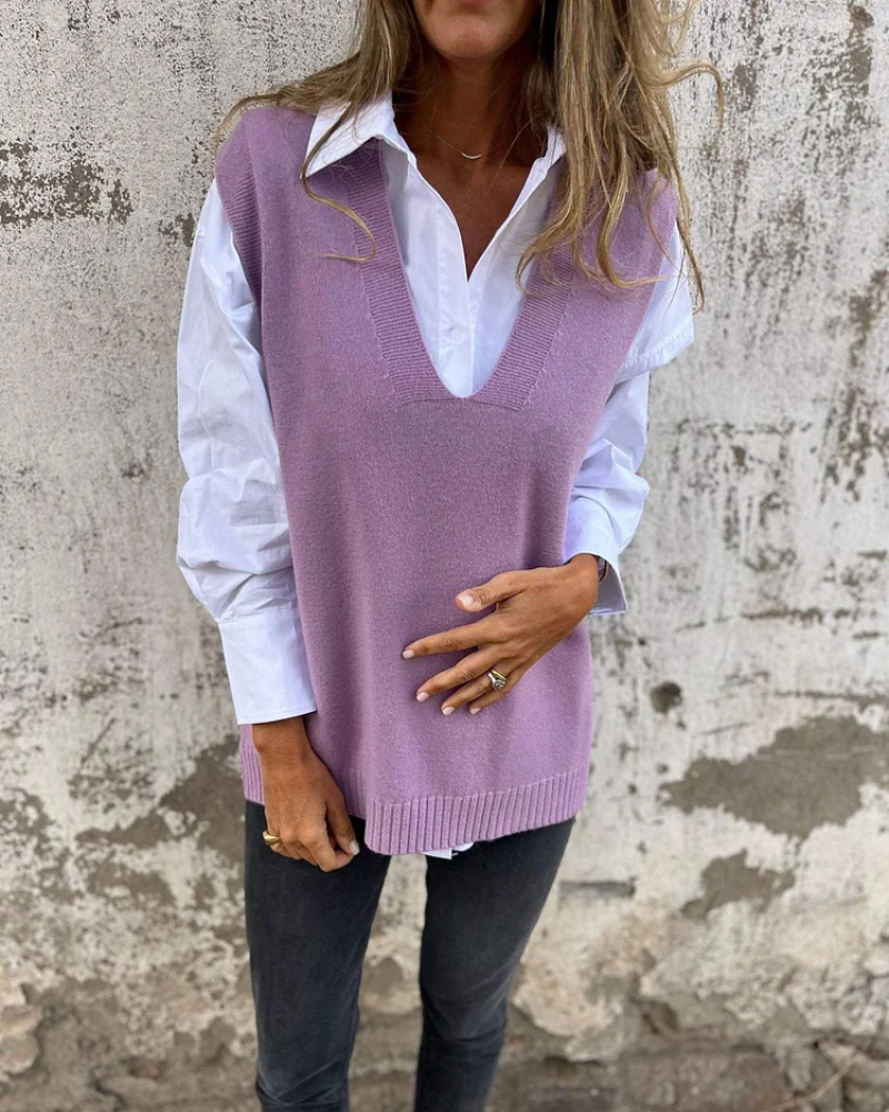 NUSA - Strickpullover-Weste