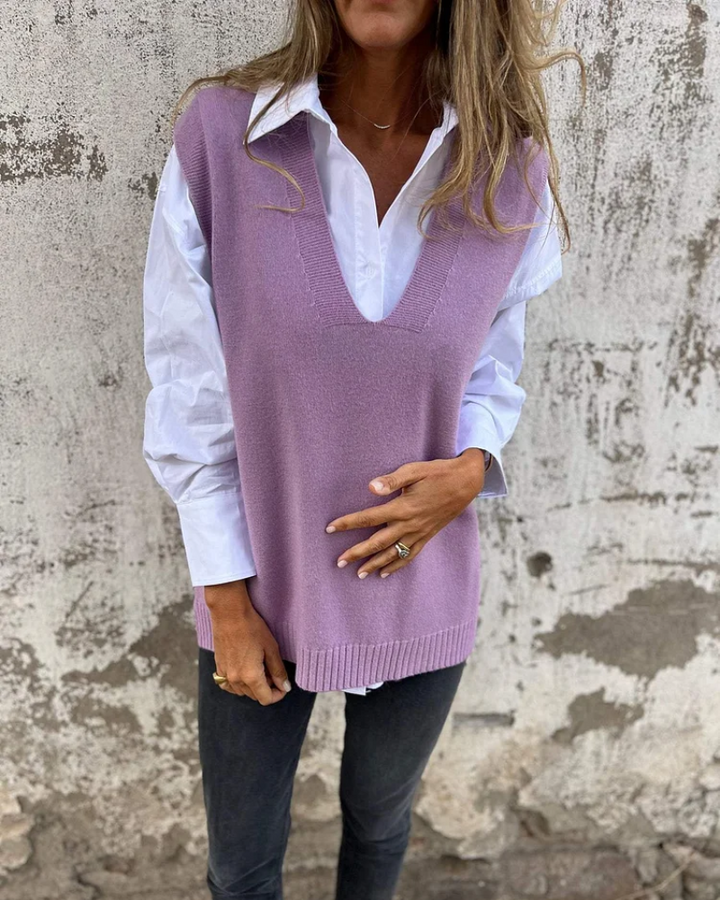 NUSA - Strickpullover-Weste