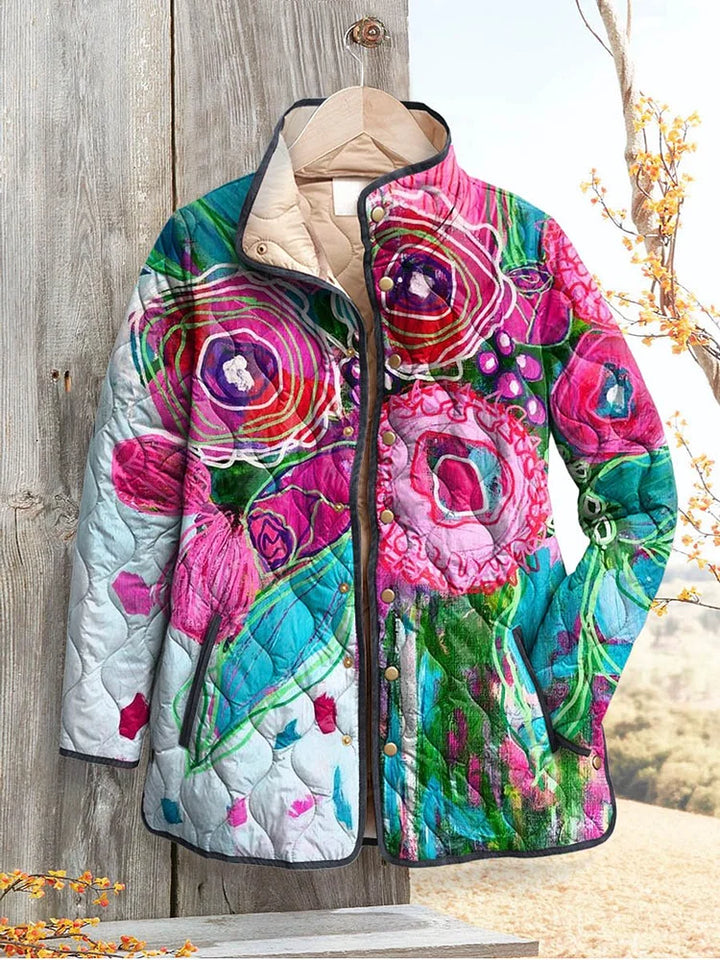 Evee - Damen Retro-Steppjacke