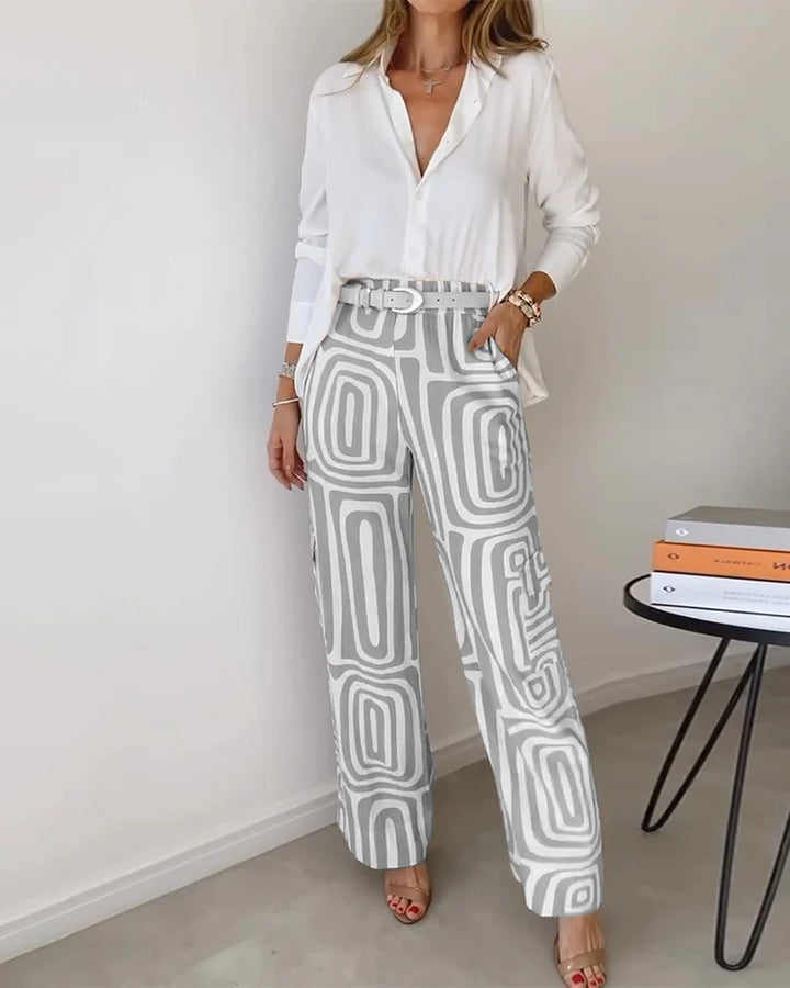Olivia - Stylisches Zweiteilige-Set (Geschenk: GRATIS Gürtel)