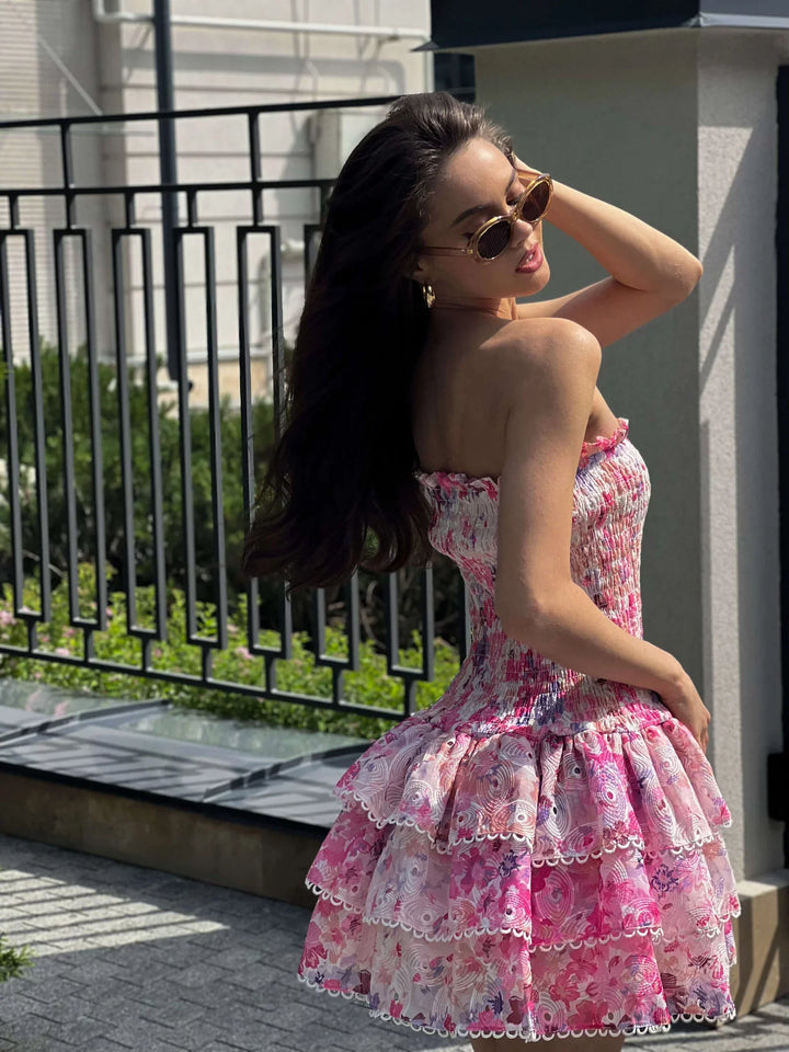 Rosaline - Elegantes Rüschenkleid