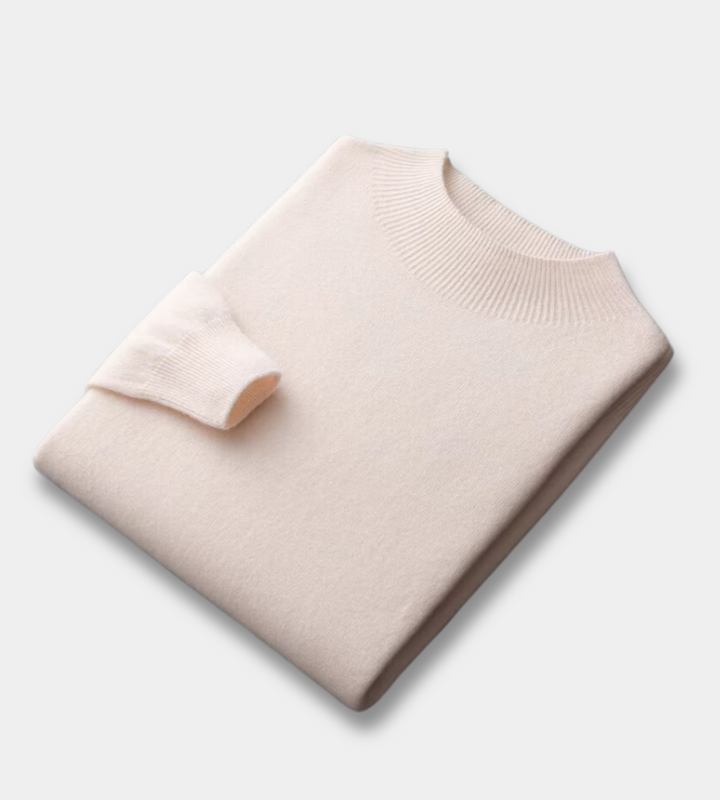 Quillon - Luxuriöser Mock-Pullover