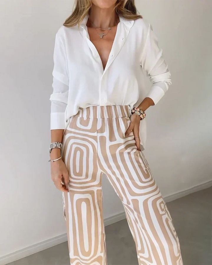 Olivia - Stylisches Zweiteilige-Set (Geschenk: GRATIS Gürtel)