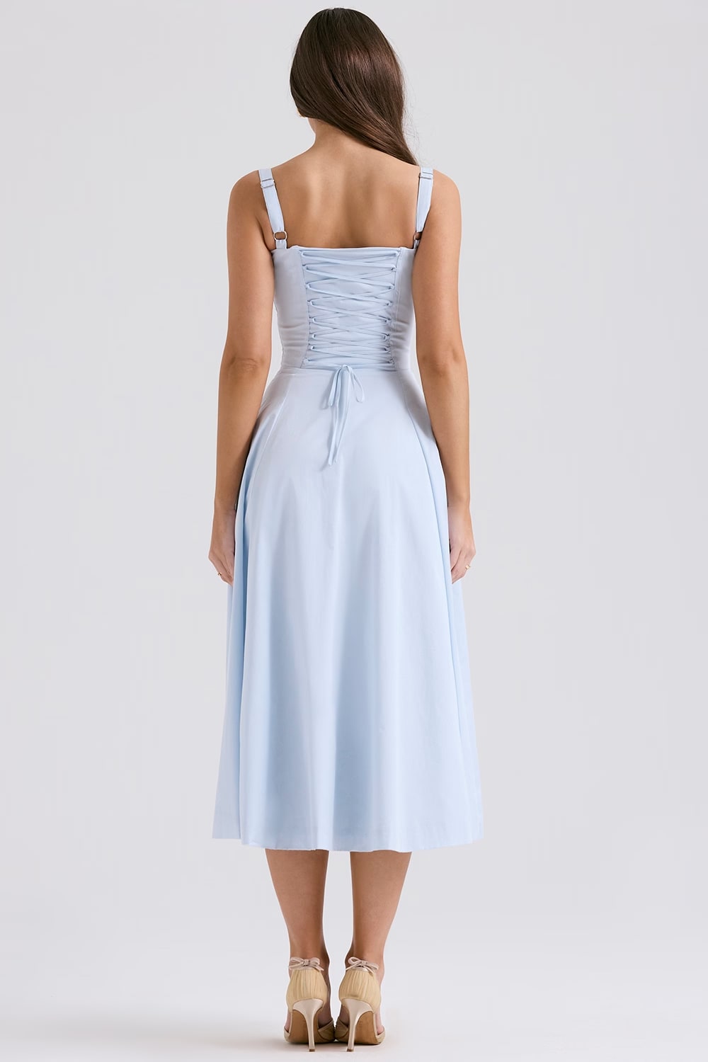 AURORA - Midikleid mit Schnürung