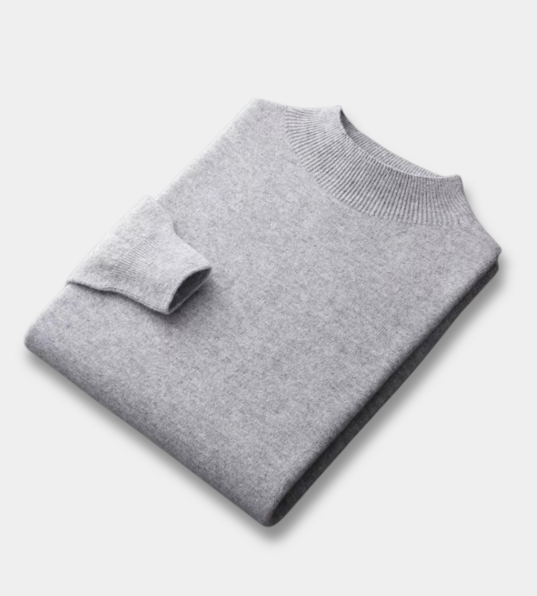 Quillon - Luxuriöser Mock-Pullover