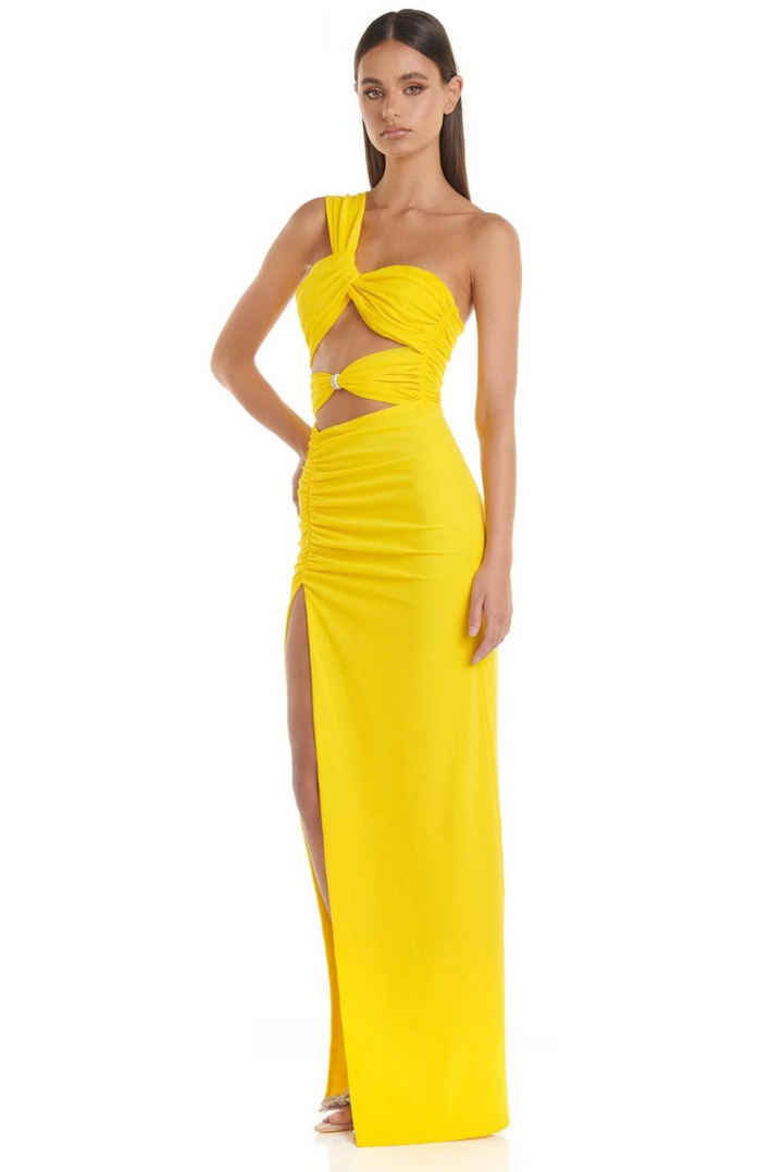 Lennox | Maxikleid mit One-Shoulder-Träger