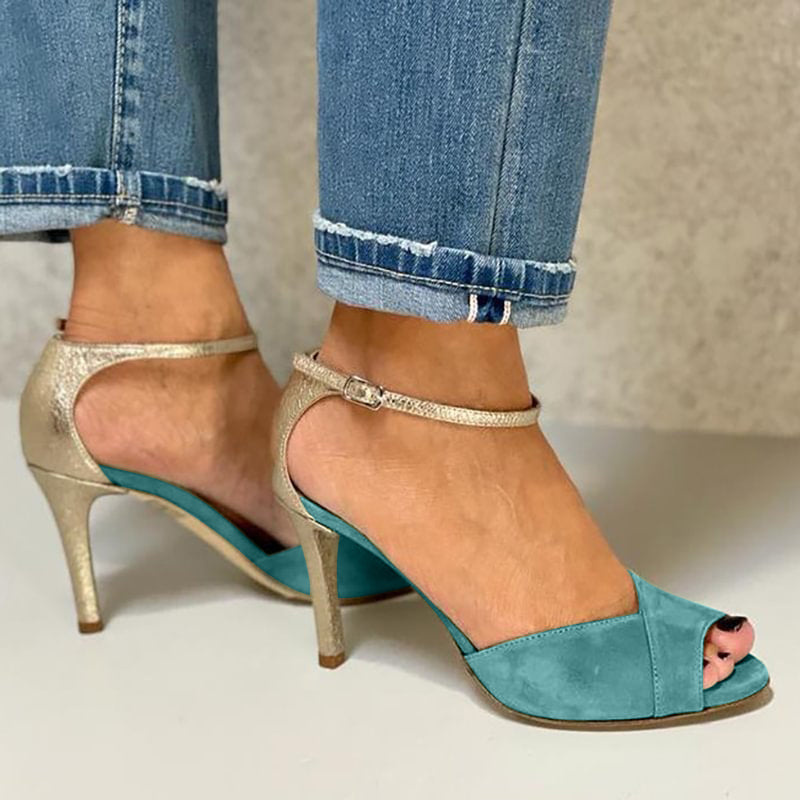 Lilli™ - Glänzende Heels mit Riemchen