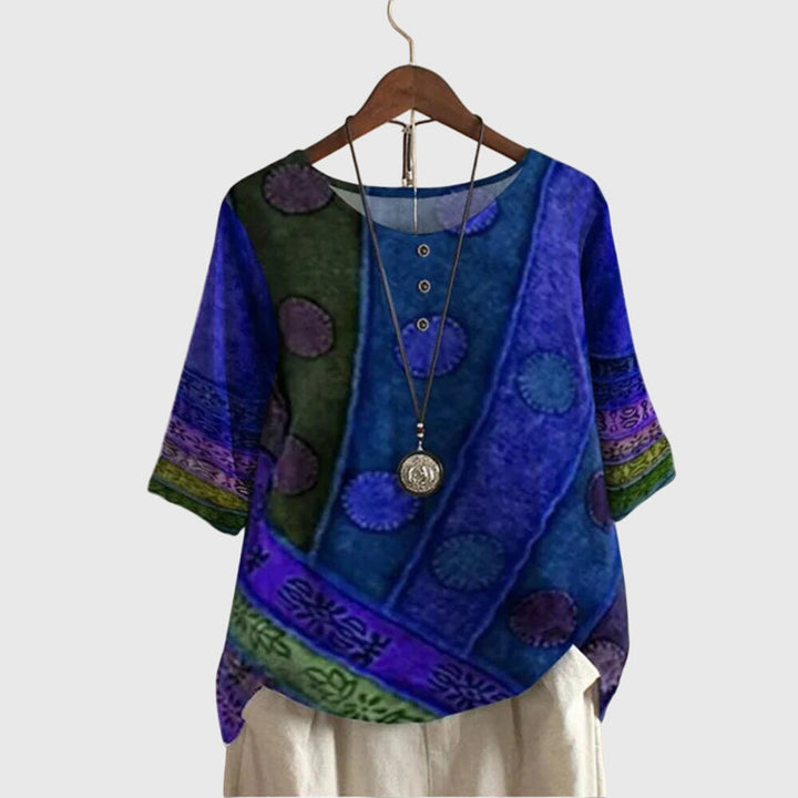 Valarie - Bunter Boho-Top
