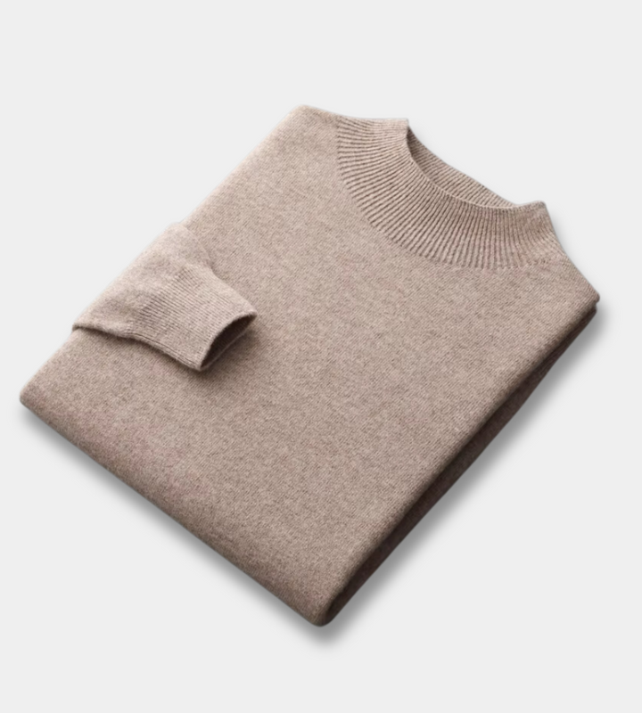 Quillon - Luxuriöser Mock-Pullover
