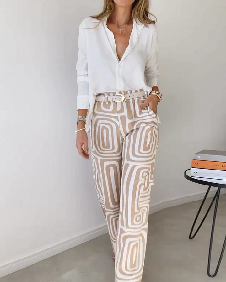Olivia - Stylisches Zweiteilige-Set (Geschenk: GRATIS Gürtel)