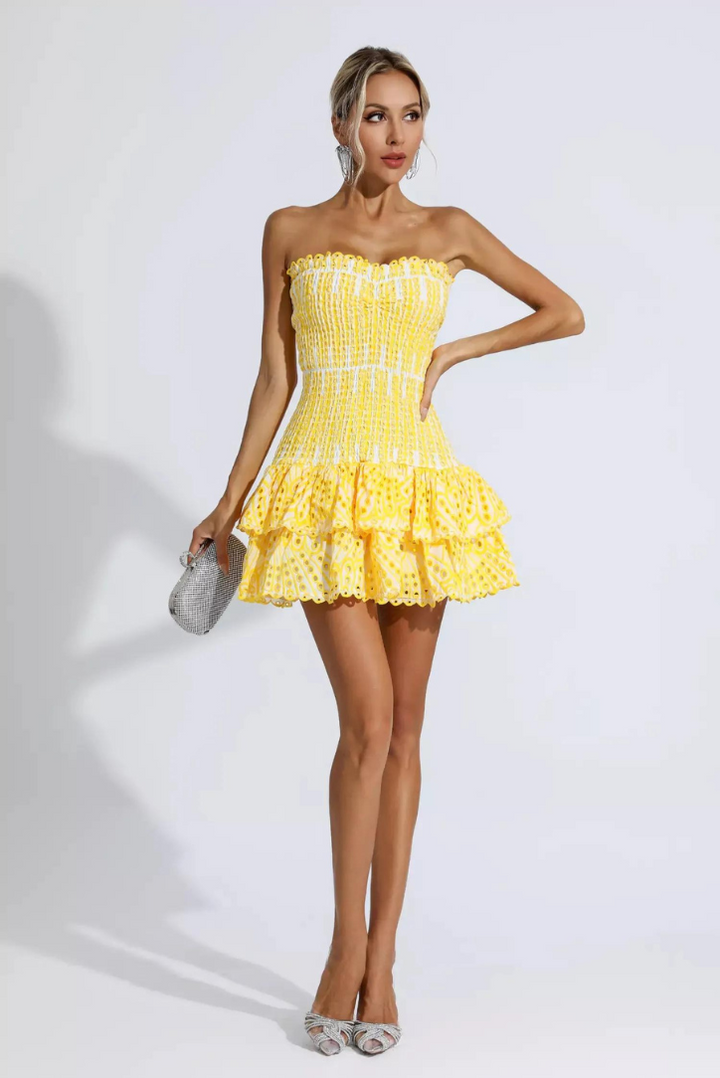 Anya | Rüschen-Minikleid