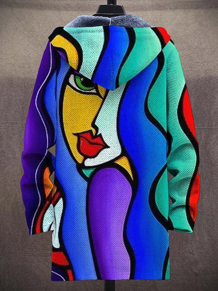 Allira - Luxuriöser Cardigan mit künstlerischer Inspiration