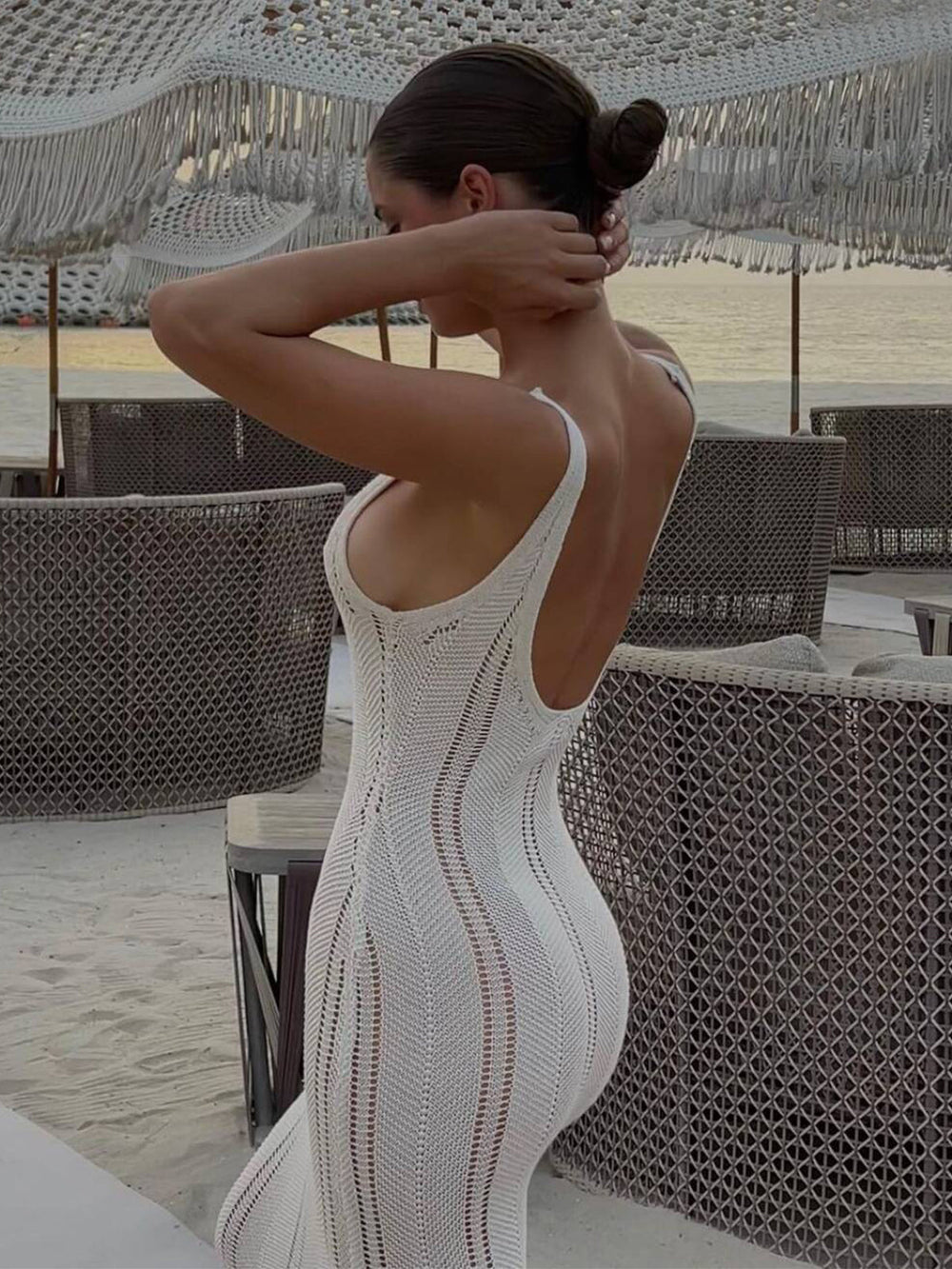 Quinn™ | Langes Strickkleid