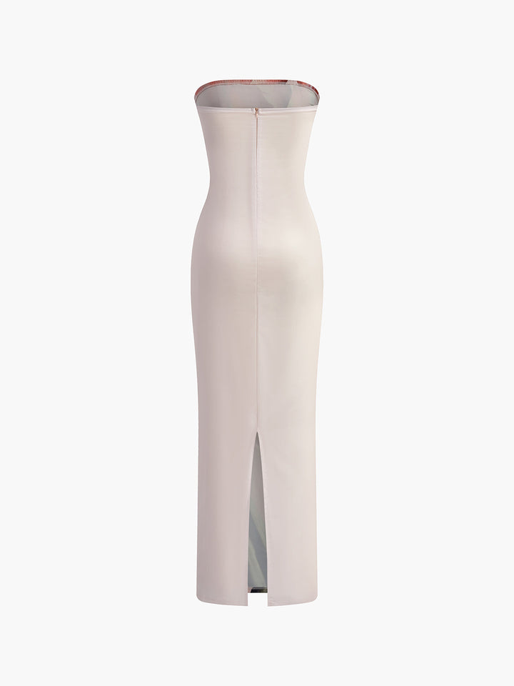 Olympia™ | Satinkleid mit Blumenmuster