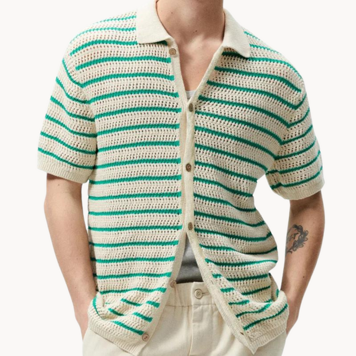 Teo - Nostalgischer Charme Strickshirt