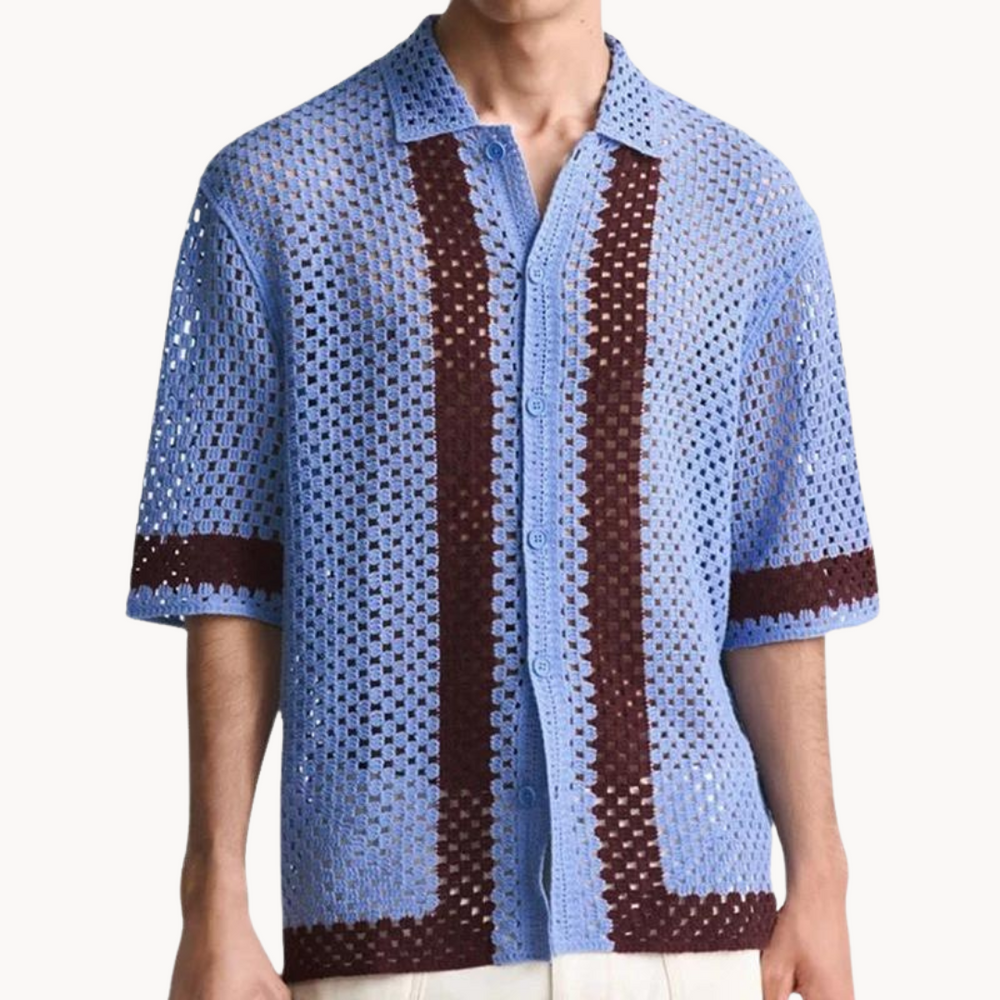 Micah - Mesh Strickshirt