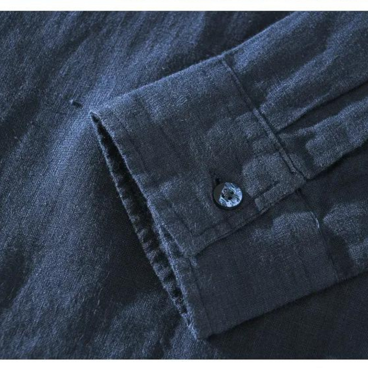 Silivio - Atmungsaktiver Luxus Leinen Popover