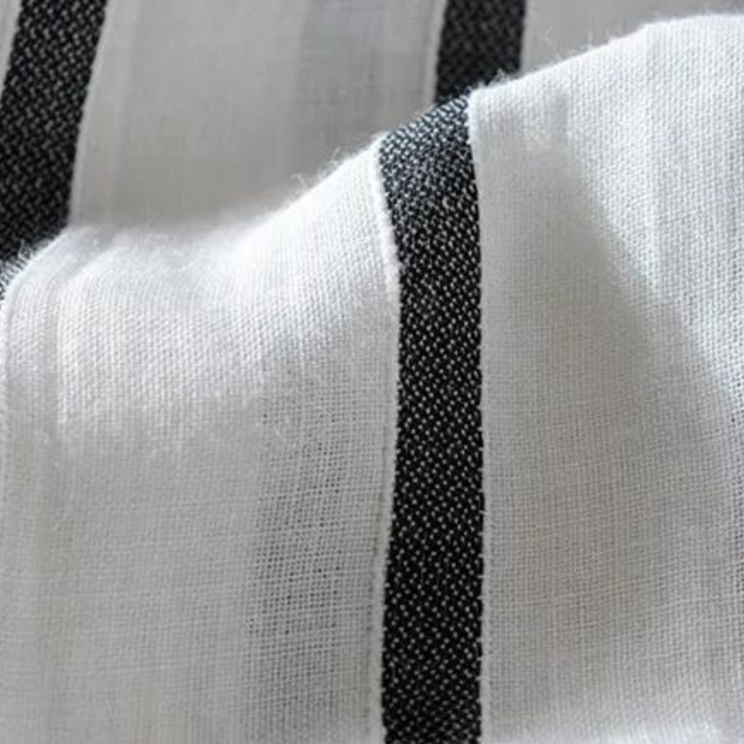 Elian - Retro-inspiriert Leinen Poloshirt